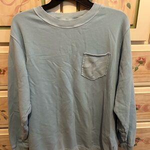 Aerie Sky Blue sweatshirt with pocket